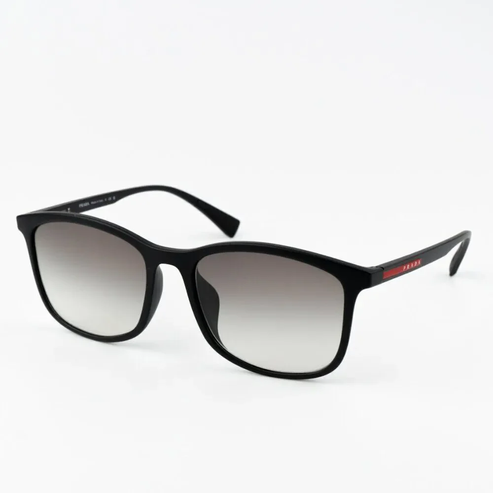 NEW Prada Linea Rossa PS01TSF DG00A7 Black Grey Gradient Rectangle Unisex